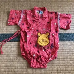 プーさん　甚平 ロンパース 女の子