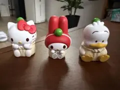 ガチャガチャ しゅうまいサンリオ ミニフィギュア 3点セット
