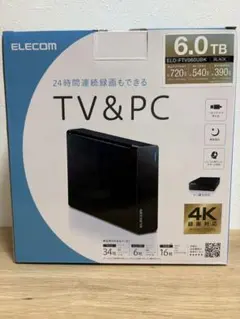 エレコム テレビ録画 PC対応 6TB ELD-FTV060UBK 未開封品