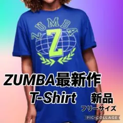 ZUMBA Tシャツ ブルー フリーサイズのサムネイル