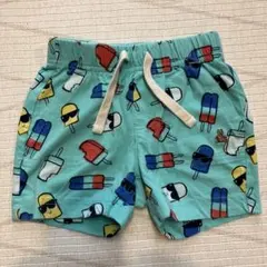 GAP アイス柄　ハーフパンツ　80