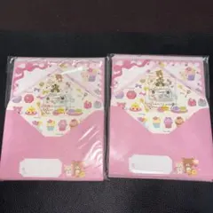 【新品未使用】リラックマ レターセット　スイーツ　コリラックマ　キイロイトリ