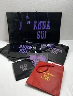 【大量12枚】ANNA SUIショップ袋セット＋ヴィヴィアンおまけ付まとめ売りのサムネイル