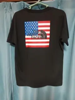 ノースフェース　ナショナルフラッグ　星条旗　ロゴTシャツ　ブラック　Mサイズ