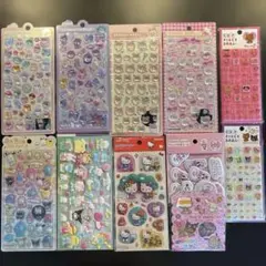 平成レトロ うさぎ シール 懐かしい ぷくぷく 当時物 パンダ くま