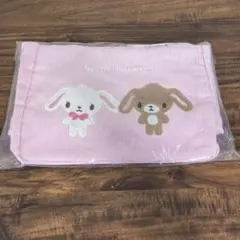ファンシーアラモード＊kuma付きクリアポーチ＊マルチケース＊フラップ
