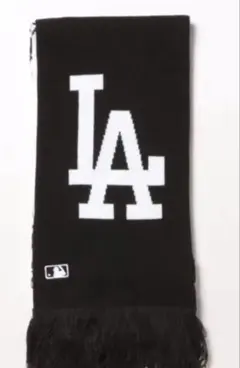 MLB(メジャーリーグ) ドジャース マフラー ブラック ユニセックス