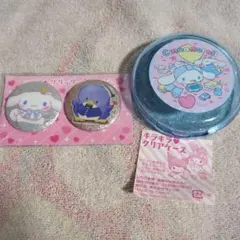 最終値下げ4個セット匿名配送/新品未使用いちご新聞付録シナモロール缶バッジ他