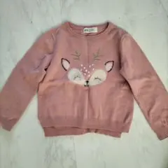 H&M トナカイ、鹿　 セーター 98/104