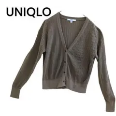 UNIQLO レディース カーディガン ショート ナチュラル オールシーズン