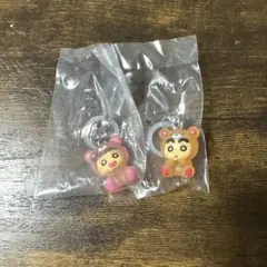 クレヨンしんちゃん みんなでくまパジャマ めじるしアクセサリー 【2個セット】
