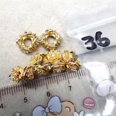 金 ３６ ＊ 金属パーツ まとめ売り ＊ アクセサリー DIY