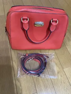 マイケルコース2wayハンドバッグオレンジ
