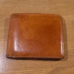 無印良品　レザー 二つ折り財布