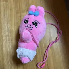 ウサギのキャラクター ポーチ ピンク