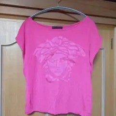 VERSACE ピンクビーチウェア Tシャツ 40のサムネイル