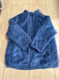 フリース　青　ユニクロ