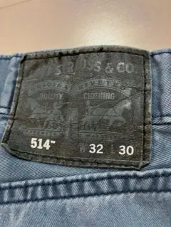Levi’s 514 コットンツイルパンツ W32 L30 ブルー
