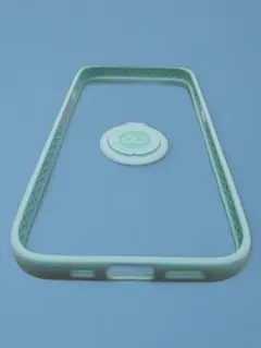 Anti-shoch Slim case +Ring アイスグリーン