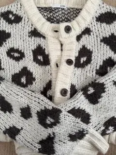 GYDA レオパード柄 ニットカーディガン