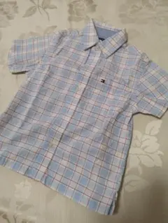 TOMMY HILFIGER 半袖シャツ チェックシャ