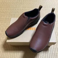 【新品未使用品】MERRELL　メレル　ジャングルモックレザー　ダークブラウンのサムネイル