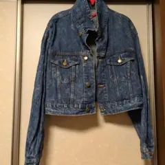 デニムジャケット ノーブランド Lサイズ ショート丈