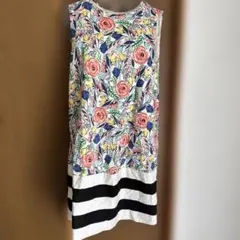 Marella sports 花柄ノースリーブひざ丈ワンピースのサムネイル