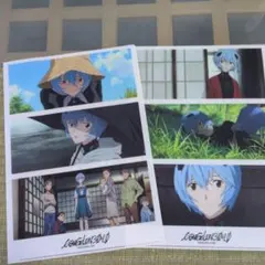 エヴァンゲリオン クリアファイルセット5枚、ブロマイド（A4）１枚