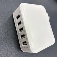 【中古】センチュリー　５台同時充電　USB充電器　＋　ケーブル