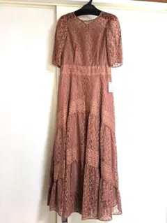 SCOTCLUB系列　レースワンピース 半袖 　結婚式　卒業式