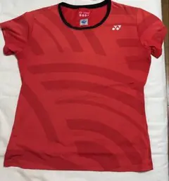 YONEX レッド ストライプ Tシャツ