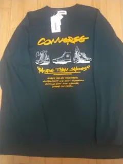 3L コンバース スニーカー 柄 ロング Tシャツ ロンT イラスト 長袖