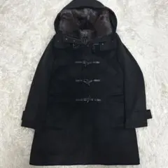 美品　大きいサイズ　RUIRUE boutique ダッフル　ラビットファー　黒