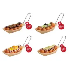 築地銀だこ ミニチュアチャームコレクション 4種セット カプセルトイ