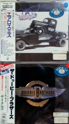 エアロスミス ＆ザ・ドゥビー・ブラザーズCD　２枚セット
