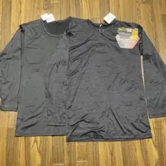 メンズ 裏起毛ストレッチインナー Lサイズ×2