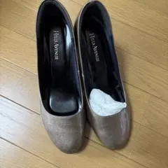 ヒルズアベニュー　ネイビースエードパンプス新品未使用❣️ hills avenue ヒルズアベニュー パンプス 23.5 ネイビー