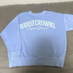 ‼️値下げ‼️RODEOCROWNS ライトブルースウェット　トレーナー