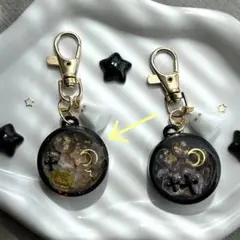 ハロウィン 琥珀糖 レジン チャーム