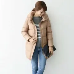 アーバンリサーチドアーズ　手洗い可能　ビッグショールダウンコート