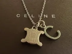 CELINE マカダム シルバーネックレスのサムネイル