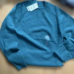 UNIQLO プレミアムラムクルーネックセーター XXL 55 Green
