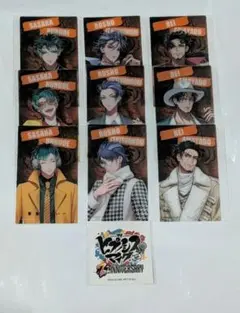 ヒプマイ くじ D賞 クリアカード オオサカ コンプリートセット　ステッカー付