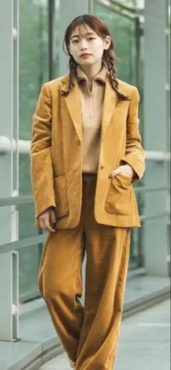 ユニクロC コーデュロイジャケット Lサイズ マスタード