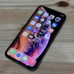 極美品　iPhone XS 64GB SIMフリー　ゴールド03421