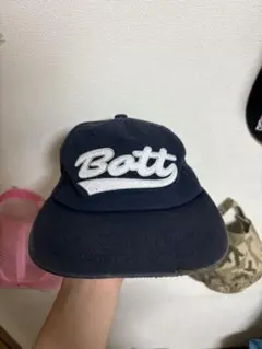BOTT ネイビー キャップ BoTT 「BOTT」 刺繍キャップ - ネイビー メンズ : ZOZOTOWN