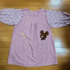 the bear's school ストライプエプロン