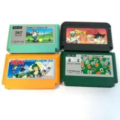 ファミコン ソフト　4本　うる星ヤツラ ドラゴンボール 他　確認済み レア