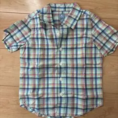 babyGap 半袖チェックシャツ 100